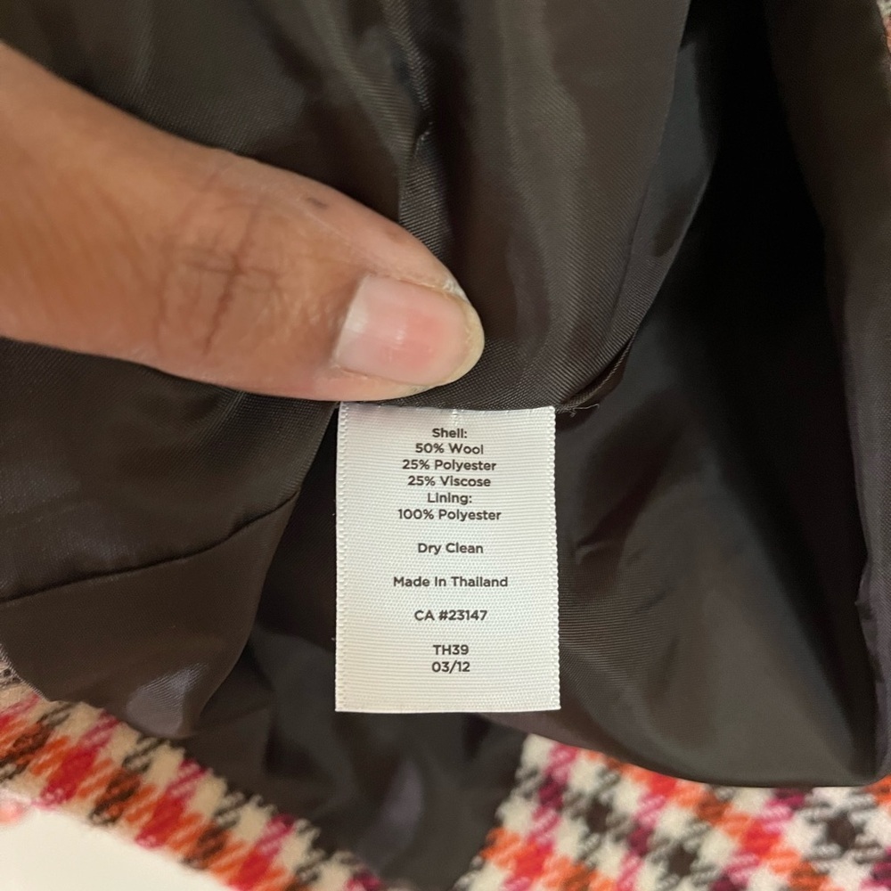 Talbot’s Classic Wool Shetland Blazer Size 12P - Picture 11 of 13